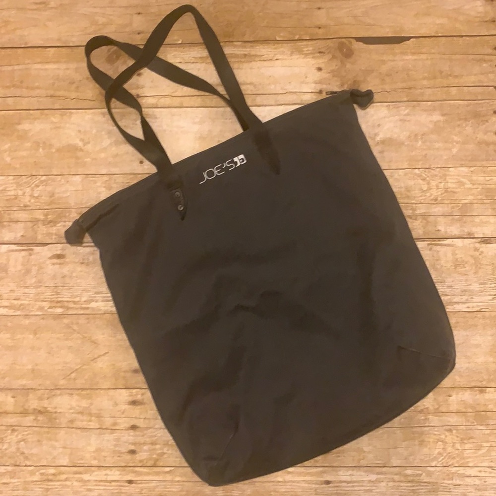Joe’s Jeans Cotton Tote Bag with Leather Straps. Top Quality Excellent Condition